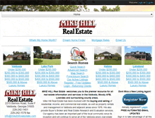 Tablet Screenshot of mikehillrealestate.com